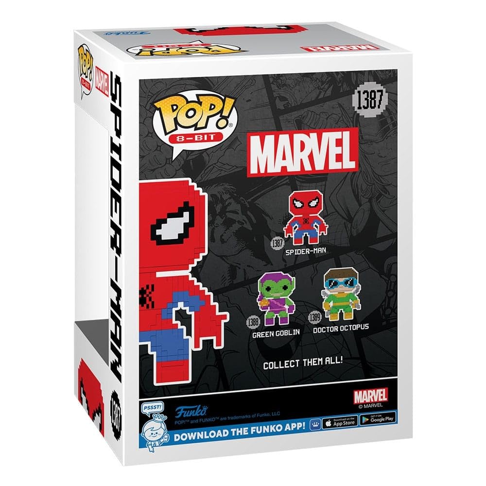 FunkoPOP! 8-BIT MARVEL 5体セット Amazon.com: Funko Pop! Marvel: 8-Bit - Spider-Man - Marvel Comics